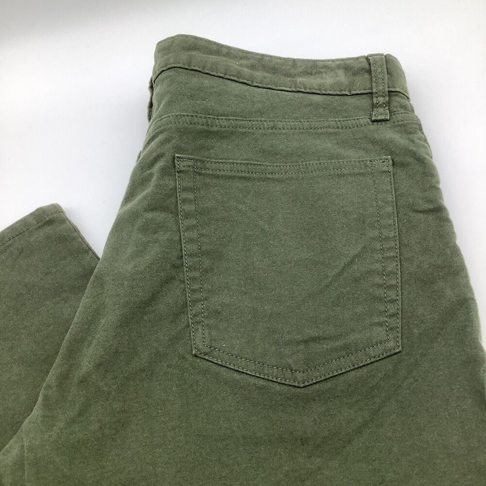 Jomers Mens Slim‎ Fit Jeans Green Size 35 x 34 (Actual 36 x 34)